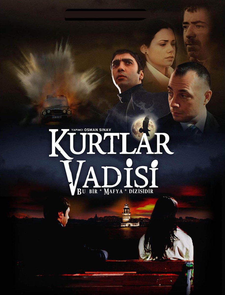 مصر في المسلسلات التركية .. أم الماسونية العالمية ودولة الخيانة أفيش الجزء الأول من مسلسل وادي الذئاب