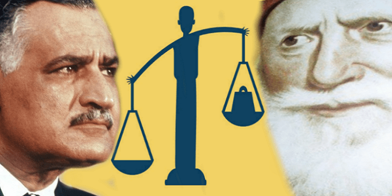 الباشا والبكباشي “الميزان يجمع محمد علي وعبدالناصر في لقاء” الباشا والبكباشي