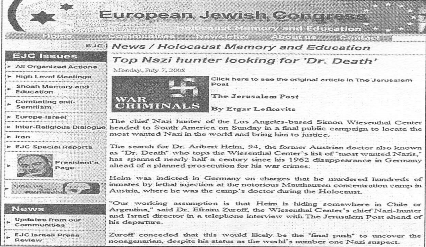 كان صوفيًا ومتدينًا..شهود عيان يروون حكاية طبيب نازي مجرم عاش متخفيًا في القاهرة نازي