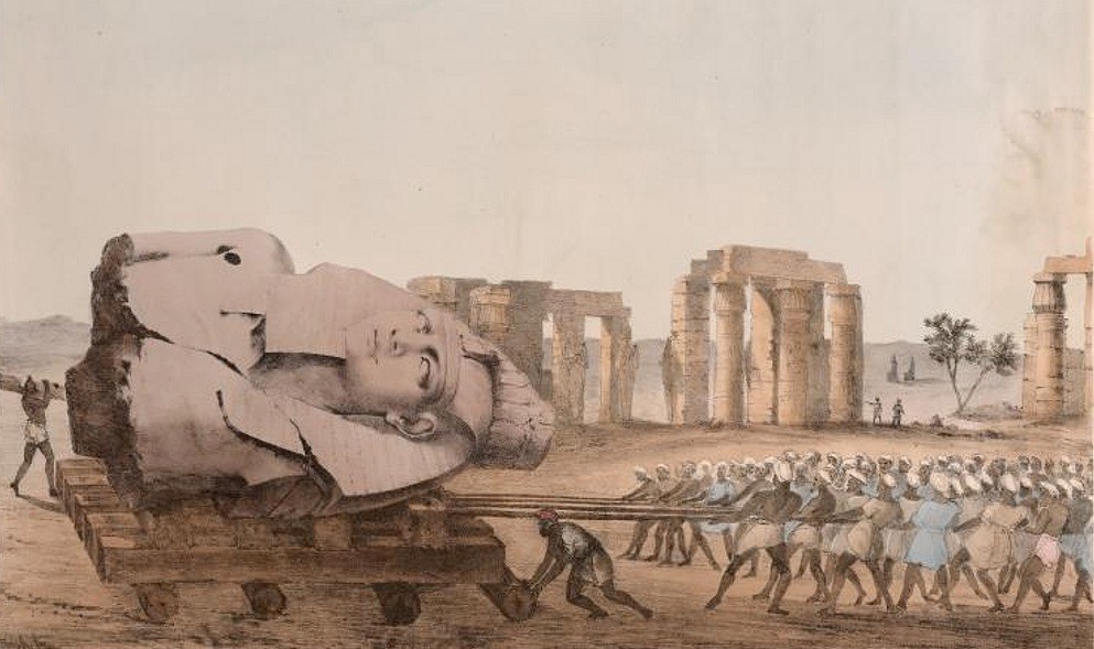 تاريخ سرقة الآثار المصرية .. طورته ضفدعة بمحض الصدفة نقل التمثال النصفي لرمسيس