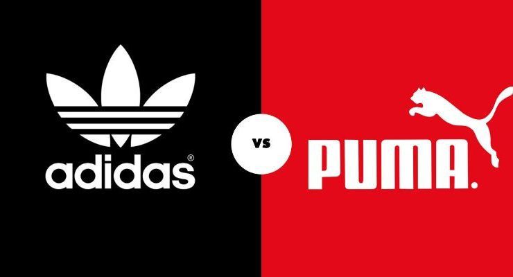 أديداس وبوما، شركتان يملكهما أخين، لكن الصراع بينهما عالمياً ومحلياً وصل لأبعاد لا يصدقها عقل، هيا نتعرف سوياً على قصة نشأتهما وكيف يدار الصراع : مبارة كارثية للمنتخب الألماني عام 54، منتخب «المانشافت» يخسر مباراته أمام المجر (هنغاريا) بثمانية أهداف مقابل ثلاثة في الدور الأول من البطولة. مدرب المنتخب الألماني الحزين «سيب هيربيرغر» يرسل برسالة إلى صديقه صاحب مصنع الأحذية والمعدات الرياضية الصغير «أدولف داسلر» شريك أخيه في مصنع «داسلر» للأحذية، يشكو المدرب من سوء الأحوال الجوية وطبيعة الأرض التي حولتها الأمطار إلى أرض زلقة أصابت الألمان وتسببت في خسارتهم. لاحظ «أدولف» كيف كانت أحذية اللاعبين عادية من الأسفل، فقرر أدولف أن يخترع بديلاً، فقام بثقب 6 ثقوب في ضبان (قاعدة) الحذاء بواسطة مثقب يدوي، ووضع في كل ثقب برغياً متجهاً إلى الأسفل وصامولة، ثم وضع داخل الحذاء طبقة تحمل تضاريس البراغي الستة نفسها. ثم جرب الحذاء شخصياً فأعجبه، ثم عرض الفكرة على أخيه «رودلف»، والذي جرب الحذاء في ساحة المنزل المتخمة بالماء والطين ، فكانت النتيجة مطمئنة. قام الإثنان بعدها بصنع 23 زوجاً من الأحذية وأرسلاها في جنح الظلام وعلى عجل إلى مدينة بيرن السويسرية، هناك حيث يعسكر المنتخب، قبل النهائي بيوم واحد. وثق المدرب في صديقه وارتدى اللاعبون الأحذية، بدأت المباراة.. فسجّل لاعب المجر الشهير بوشكاش هدفاً في الدقيقة السادسة، ثمّ سجّل كزيبور هدفاً آخر بعده بدقيقتين ! ثم بدأت الأمطار بالهطول بقوّة، وبدأ الهنغاريّون لا يقوون على الوقوف في وسط بركة الطين، بينما كان الألمان يناورون ويقفزون كالنمور الجامحة! وبعد معركة شرسة خاضها الألمان مع الطبيعة والمجريين، أطلق الحكم صافرته معلناً نهاية المباراة، وفوز ألمانيا بثلاثة أهداف مقابل هدفين، وحصلت على كأس العالم 1954 فيما سمي بعدها بمعجزة بيرن. تم تكريم الأخوين إدولف و رودلف داسلر بعد النجاح المبهر والسمعة التي طالت الآفاق، فطور أدولف مصنعه وأطلق عليه اسم «أديداس» (اختصاراً لاسمه أدي داسلر)، بينما فضّل أخوه رودلف افتتاح مصنع آخر اطلق عليه اسم رودا (من الأسم رودي داسلر). ولما كانت كلمة رودا غير محببة في ألمانيا، قرر رودولف - بعد استشارة أصدقائه - تغيير الاسم من «رودا» إلى «بوما» ولعشرات السنين ظلت مجريات الحياة في هذه البلدة التي أقيم فيها المصنعين «هيرتسوغيناوراخ» والتي تعرف باسم «بلدة الناظرين إلى أسفل» حيث يحدد طراز الحذاء الذي تنتعله اسم الشركة التي تنتمي اليها،  تتحدد وفقاً لماركة الحذاء الرياضي مما جعل بعض المناطق محظورة على أناس يستخدمون الأحذية «الخاطئة» للشركة المنافسة، بل إن هناك عائلات ظلت لا تتزاوج فيما بينها بسبب هذا الانتماء حتى سبعينات القرن الماضي. وشرح أحد العاملين في «أديداس» الموقف بصورة واضحة قائلاً: «ستفصل على الفور إذا ظهرت منتعلاً أحذية بوما». وحتى الثمانينات عادة ما يختار الأطفال الانضمام إلى الشركة التي عمل بها والد الفتى مما وضع خطاً يفصل بين عائلات «أديداس» وعائلات «بوما» وكان لكل عائلة الحانات والنوادي الخاصة بها دون الأخرى. وكان «لوتر ماتيوس» قائد منتخب ألمانيا الذي فاز بكأس العالم عام 1990 بدأ مشواره العملي في ناد خاص بـ«بوما» يطلق عليه «اف.سي. هيرتسوغيناوراخ» لأن أباه كان يعمل حارساً لدى مقر شركة «بوما»، وظل يدين بالولاء للشركة حتى حصل على أول تعاقد مهم كمحترف مع نادي «بروسيا مونشنغلادباخ» أحد الشركاء الإعلانيين لشركة «بوما». وبعد وفاة «أدولف» و«رودلف داسلر» في سبعينات القرن الماضي، خفتت حدة الخلاف قليلاً لكنها لم تنته، فقد أسسا شركتيهما بفاصل بين مقري الشركتين بضعة كيلومترات، قبل أن تنتقل «اديداس» إلى ثكنات عسكرية سابقة على مشارف البلدة، وكانت «بوما» على مرمى حجر فقط عبر نهر «اوراخ» في قلب البلدة. ولم يعرف أي سبب للخلاف بين الشقيقين يمكن من خلاله حل لغز العداوة بينهما فيما تشير بعض التفسيرات التي أوردتها عدة كتب إلى وجود خلاف بين زوجتي الشقيقين أو خصومة سياسية ما، لكن سر هذا الخلاف مات مع صاحبيه، وبقي الخلاف حياً حتى الآن.