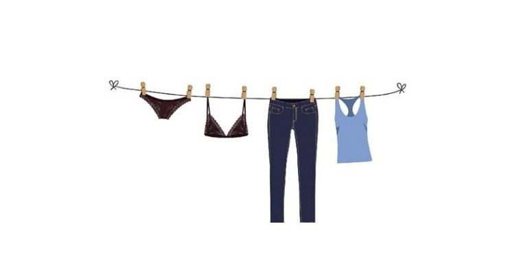 قضايا المرأة وطريقة نشر ملابسها الداخلية .................................