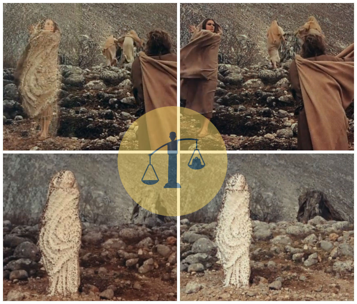 تمثال زوجة لوط في مصر .. إيه اللي جاب سدوم ووالهة جنب الإسكندرية تمثال زوجة لوط من الفيلم