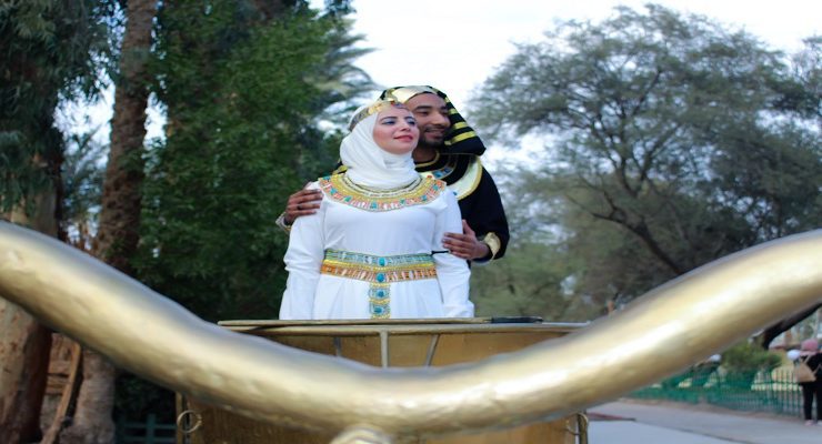 حفل زفاف على الطريقة الفرعونية