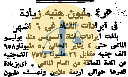 “أرشيف أخبار 5 رمضان زمان” شرطة مصر تقوم بتسحير الناس واختراع من عالم في الصعيد ارتفاع إيرادات قناة السويس
