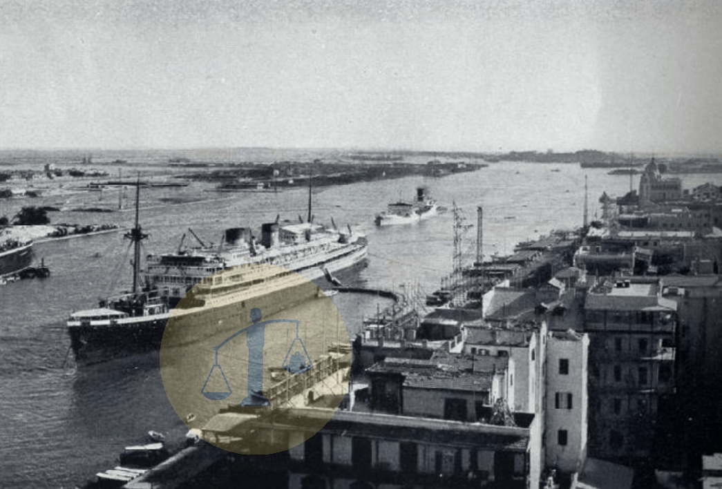 “تاريخ مصر بين وبائين” (1-7) | المواصلات في زمن الكوليرا وأيام كورونا باخرة راسية في بورسعيد سنة 1947