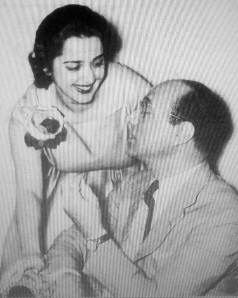 موسيقار الأجيال محمد عبدالوهاب (13) زوجاته الثلاثة ولغز الرابعة المنسية عبدالوهاب ونهلة القدسي