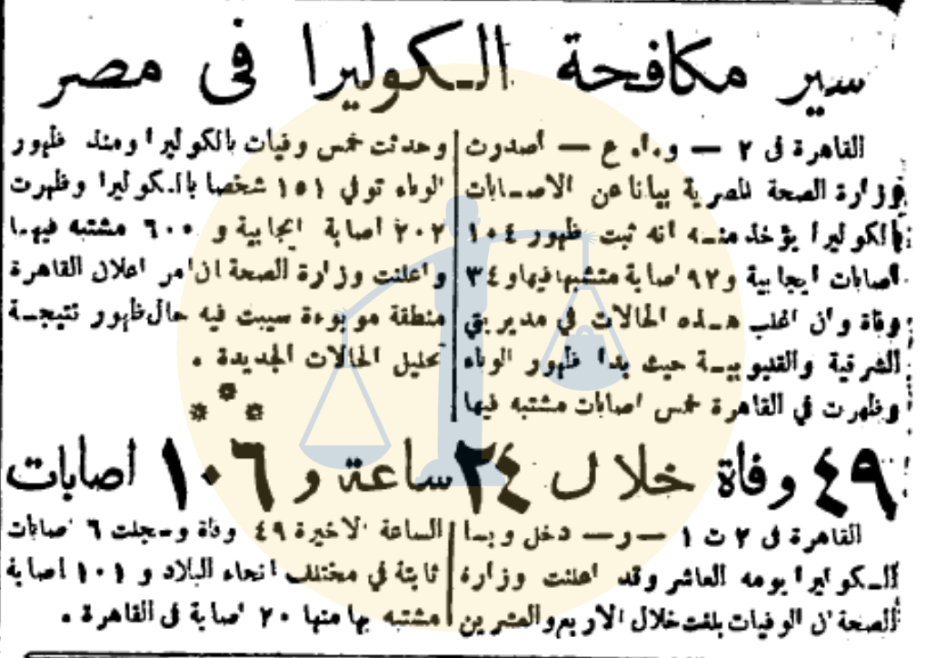 “تاريخ مصر بين وبائين” (1-7) | المواصلات في زمن الكوليرا وأيام كورونا من أخبار وفيات الكوليرا