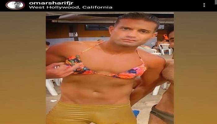 سام أنت رجلي أحبك تزوجني..عن عمر الشريف الحفيد مثلي الجنس جونيور يرتدي حمالة الصدر