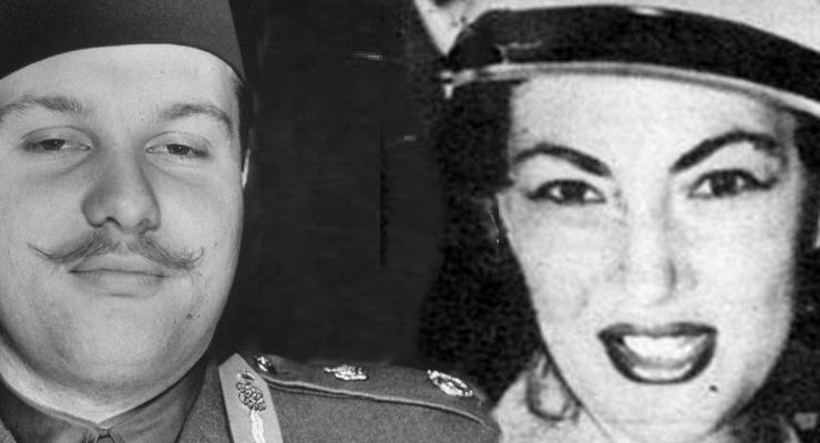 ناهد رشاد والملك فاروق