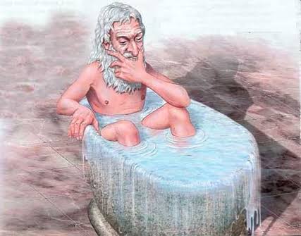 سر خروج العالم ” أرخميدس” عاريًا وسط الناس أرخميدس