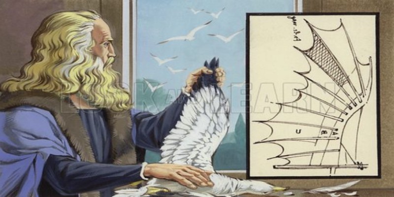 ما لا تعرفه عن ليوناردو دا فنشي .. رسم الهيلكوبتر وحرر الحيوانات! ليوناردو دا فنشي لوحة لأنغوس مكبرايد