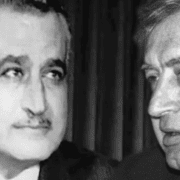 مصطفى العقاد وجمال عبدالناصر