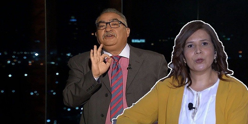 زينب التوجاني وإبراهيم عيسى