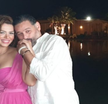 أمير شاهين وخطيبته