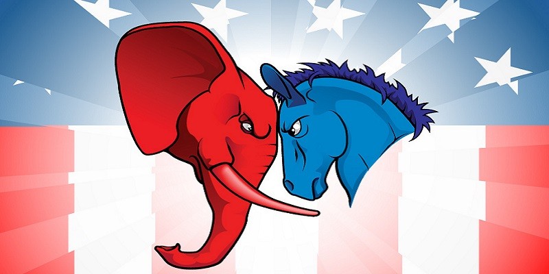 الحزب الديمقراطي والحزب الجمهوري في الانتخابات الأمريكية