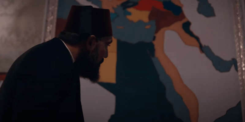 خريطة مصر في مسلسل عبدالحميد الثاني