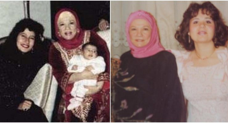 شادية وأسرتها