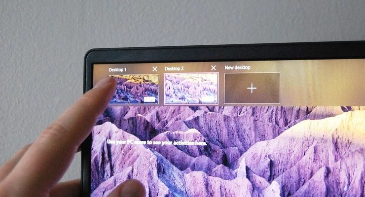 كيفية استخدام خاصية سطح المكتب الافتراضي في ويندوز 10