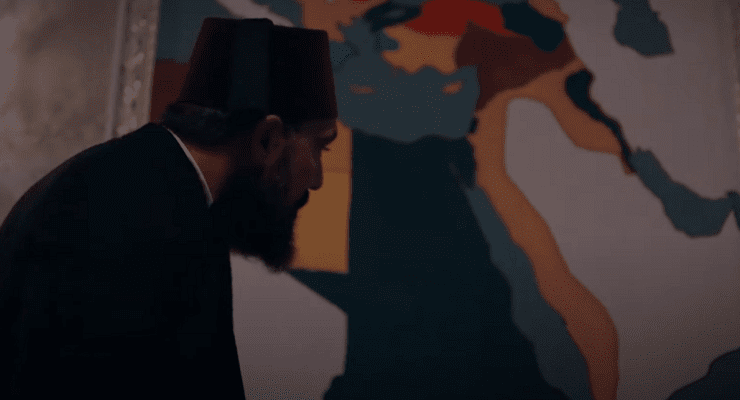 خريطة مصر في مسلسل عبدالحميد الثاني