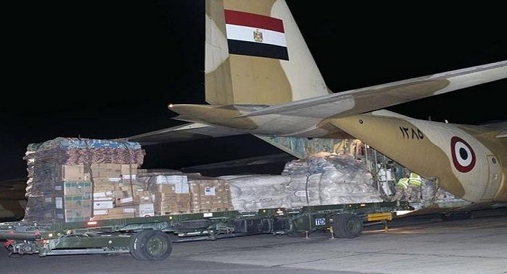 المساعدات المصرية