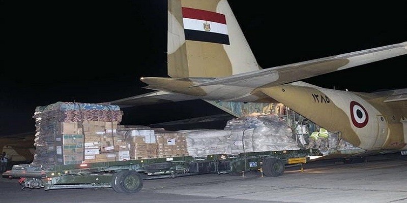 المساعدات المصرية