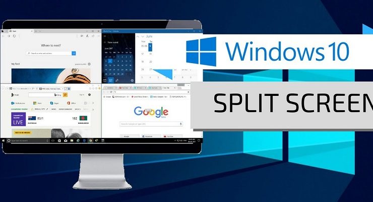 كيفية تقسم الشاشة في ويندوز 10 وعرض حتى أربع نوافذ على الشاشة في نفس الوقت