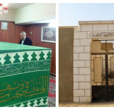 قبر حسن البنا وشيخه