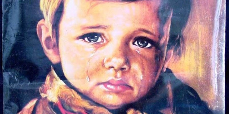 الطفل الباكي