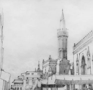 رسمة مسجد الحسين