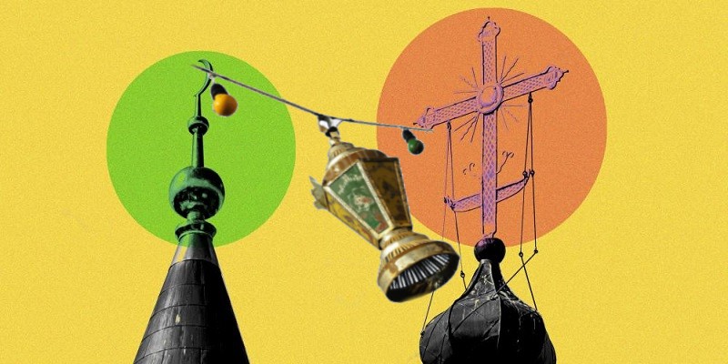 رمضان مع مسيحية