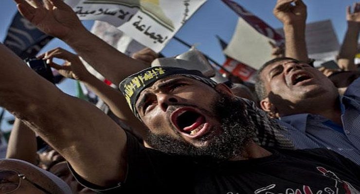 تظاهرات الجماعات الإرهابية منذ ثمان سنوات