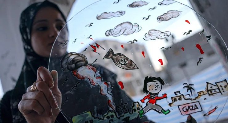 فنانة فلسطينية