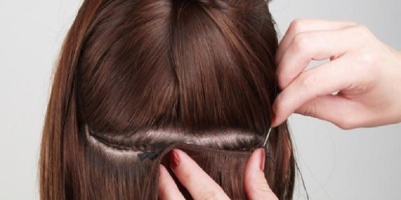 وصل شعر المرأة