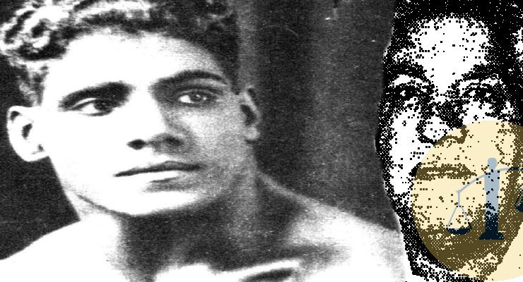 إبراهيم مصطفى لاعب المصارعة