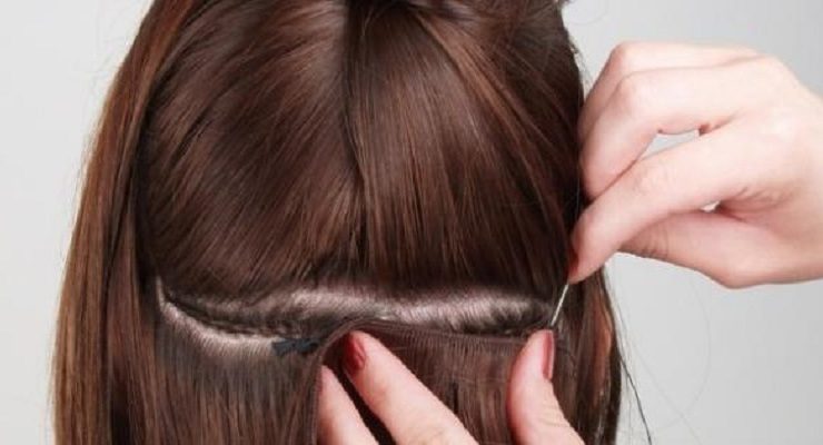 وصل شعر المرأة