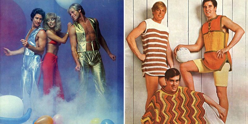 أزياء السبعينات وما أدراك السبعينات والتي أكدت لنا أنه قضا أخف من قضا! السبعينات
