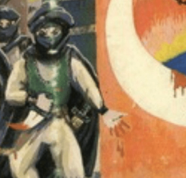 الحشاشين - رسمة تعبيرية