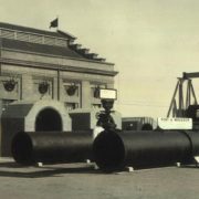 مبنى شبكة الصرف الصحي في مصر وقت افتتاحها