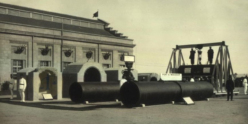 مبنى شبكة الصرف الصحي في مصر وقت افتتاحها