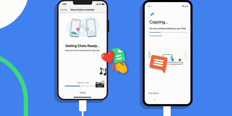 تحويل بيانات واتساب من ايفون إلى اندرويد