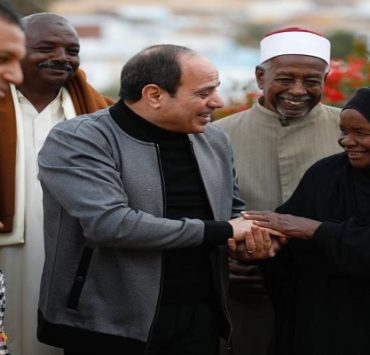 السيسي في غرب سهيل