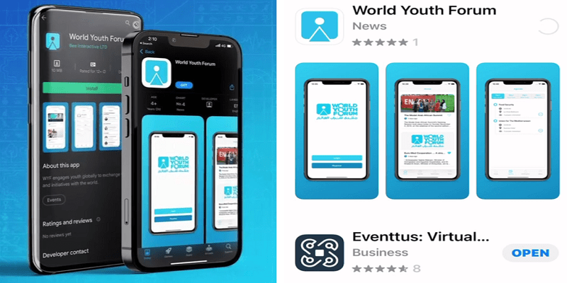 تطبيق منتدى شباب العالم