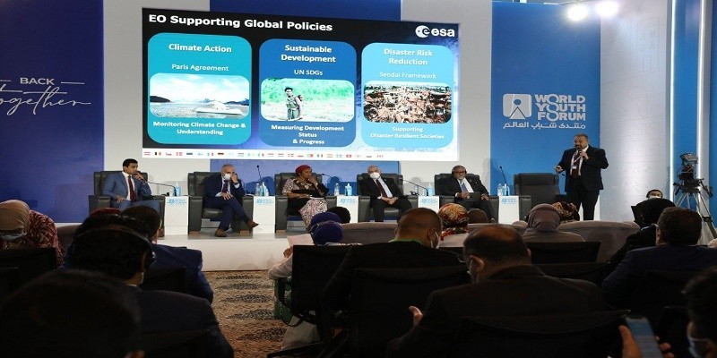 جلسة نقاشية حول المسئولية الدولية في تحقيق استدامة الأمن المائي منتدى شباب العالم