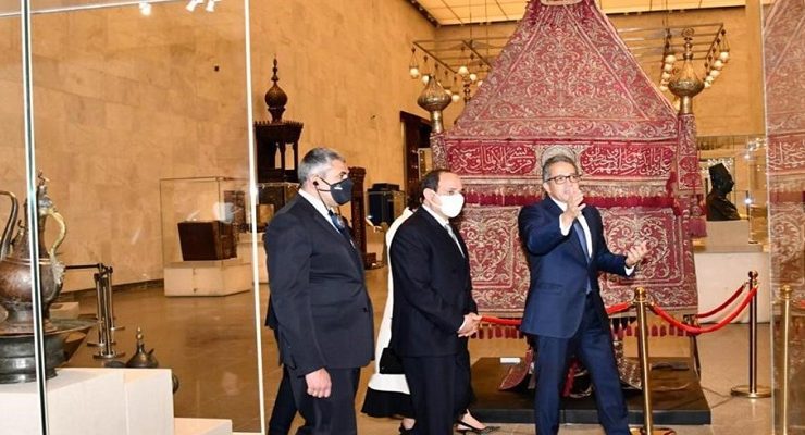 السيسي في متحف الحضارة