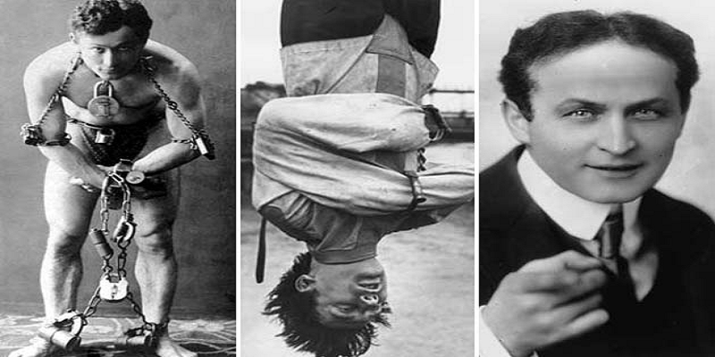 “هاري هوديني” أشهر ساحر في التاريخ.. هل قتله غروره أم خيانة تلميذه له؟ هاري هوديني