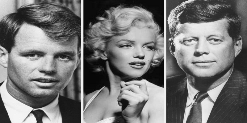 مارلين مونرو والأخوان كيندي