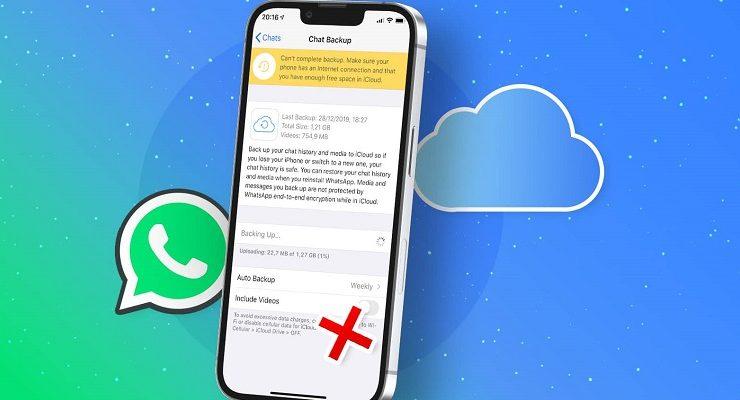كيفية حذف بيانات واتساب من iCloud