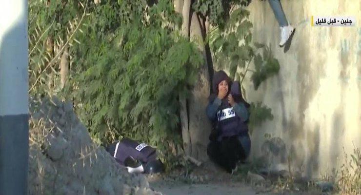 لحظة استشهاد شيرين أبو عاقلة