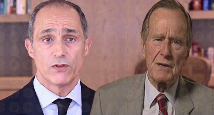 بوش الأب وجمال مبارك